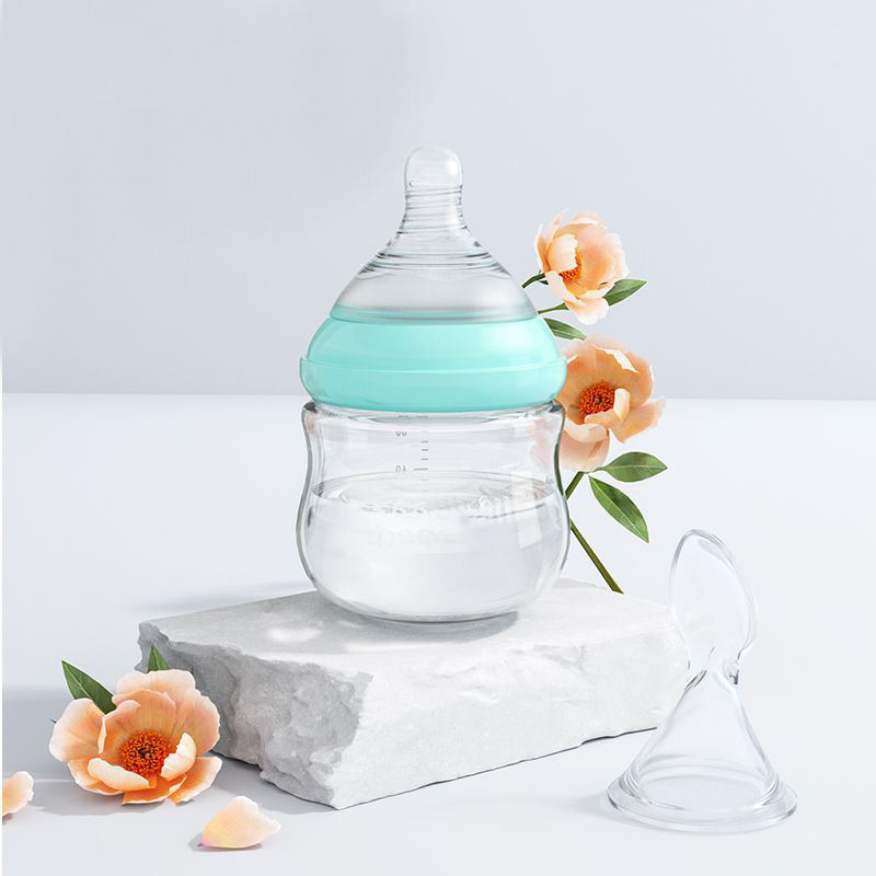 Baby Feeding Spoon Borosilicate Glass Bottle - Baby Dotz