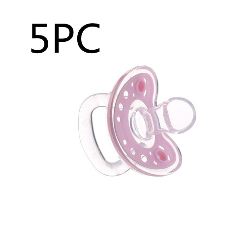 Baby Products Full Silica Gel Pacifier Two-color Liquid Silicone Sleep Comfort Baby Pacifier Baby - Baby Dotz