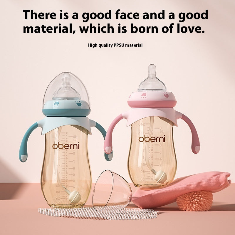 3-in-1 Anti-Colic Drop-Resistant Wide Caliber Baby Feeding Bottle - Baby Dotz