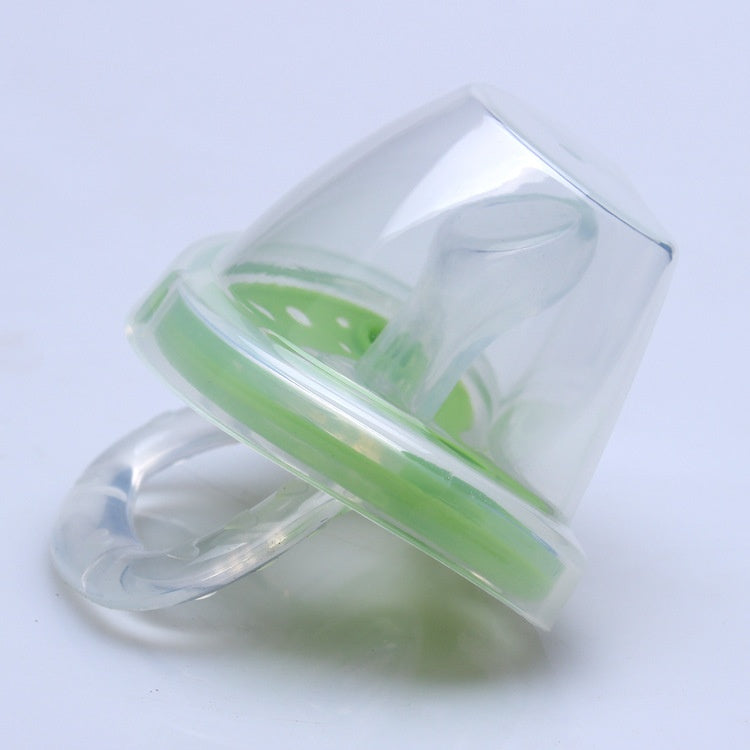 Baby Products Full Silica Gel Pacifier Two-color Liquid Silicone Sleep Comfort Baby Pacifier Baby - Baby Dotz