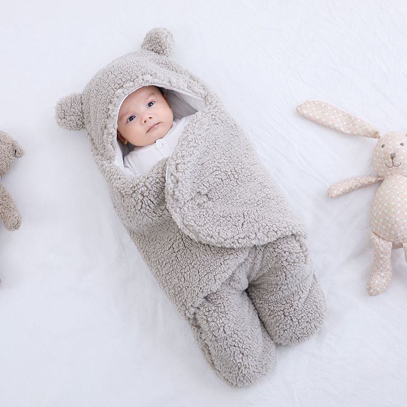 Newborn Baby Winter Sleeping Bag Envelope Swaddle Blanket - Baby Dotz