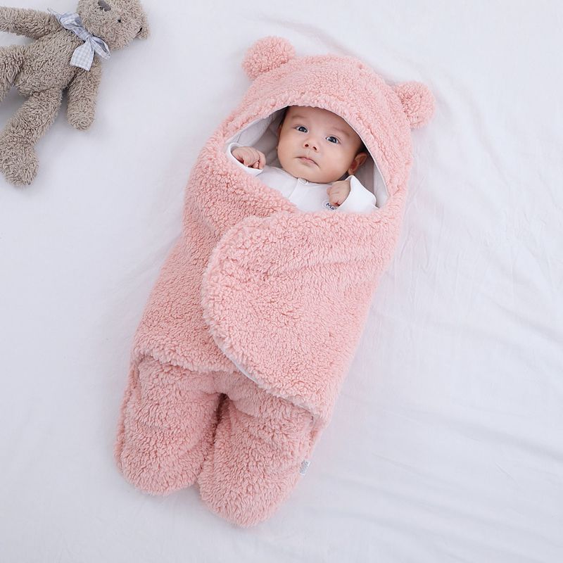 Newborn Baby Winter Sleeping Bag Envelope Swaddle Blanket - Baby Dotz