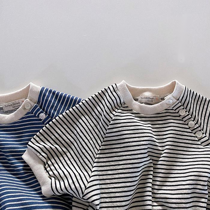 Baby Striped Shorts Set Toddler Baby Two-piece Set - Baby Dotz