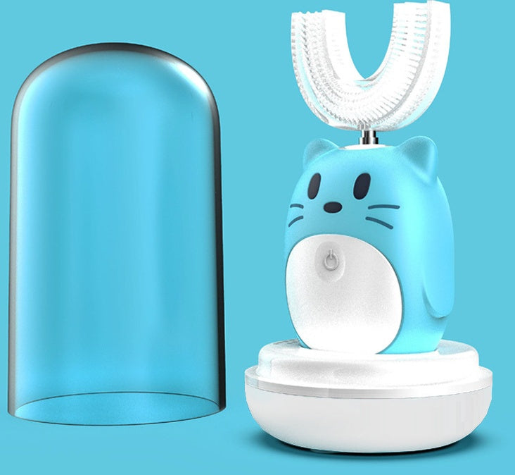 Smart Clean U-Shape Ultrasonic Kids Electric Toothbrush (360° Automatic Cleaning) - Baby Dotz