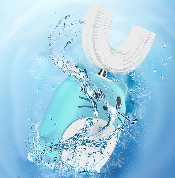Smart Clean U-Shape Ultrasonic Kids Electric Toothbrush (360° Automatic Cleaning) - Baby Dotz