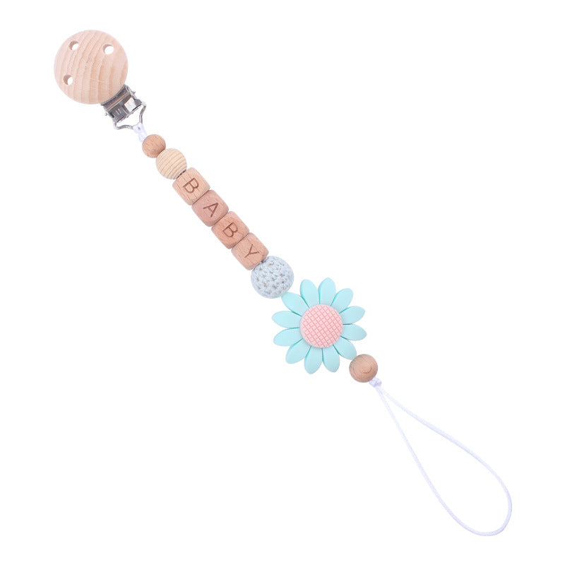 Baby Products Soothing Beech Pacifier Clip - Baby Dotz