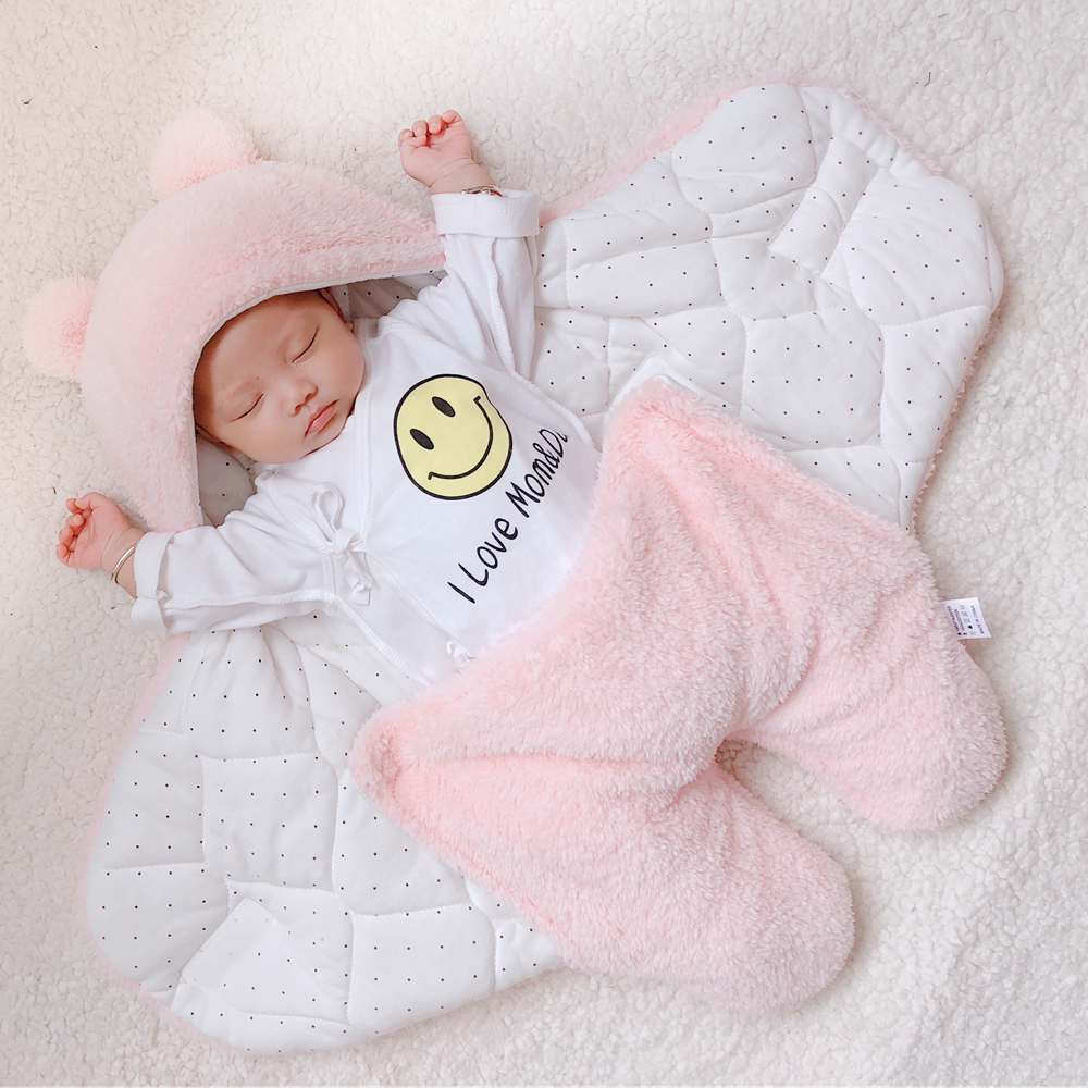 Newborn Baby Winter Sleeping Bag Envelope Swaddle Blanket - Baby Dotz