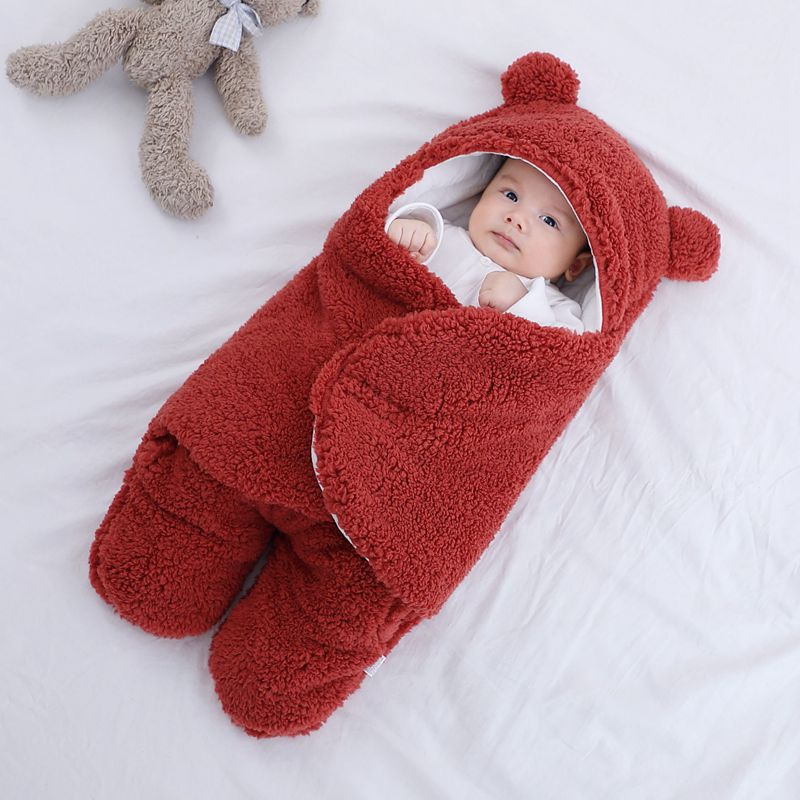 Newborn Baby Winter Sleeping Bag Envelope Swaddle Blanket - Baby Dotz