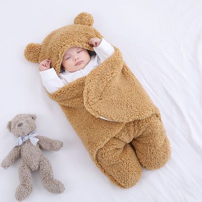 Baby Hold Newborn Thickened Out Wrap Swaddle Sleeping Bag - Baby Dotz