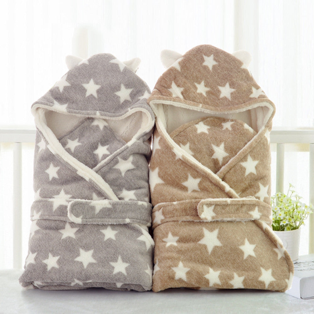 Printed Baby Swaddle Thickened Baby - Baby Dotz