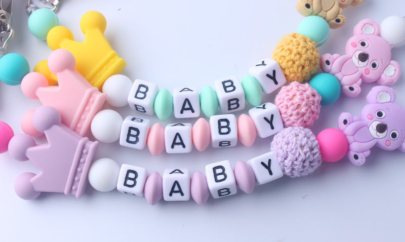 Baby silicone pacifier chain - Baby Dotz