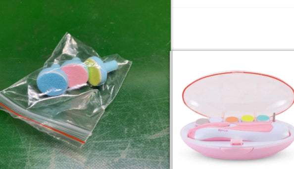 Anti-Scratch Multifunctional Baby Electric Nail Polisher – Safe Baby Nail Care Tool - Baby Dotz