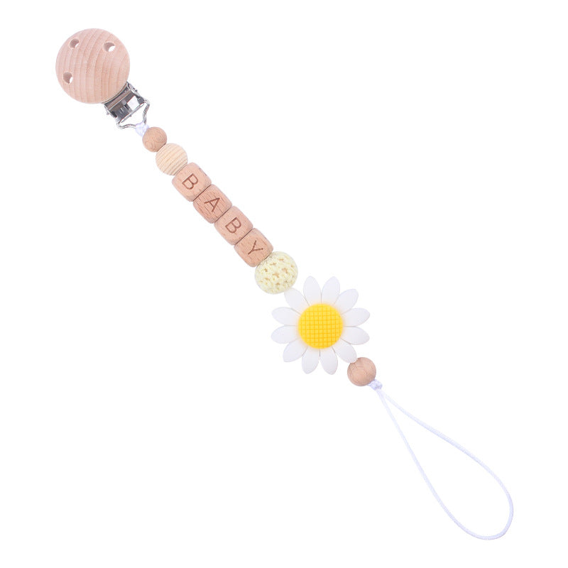 Baby Products Soothing Beech Pacifier Clip - Baby Dotz