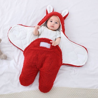 Baby Hold Newborn Thickened Out Wrap Swaddle Sleeping Bag - Baby Dotz