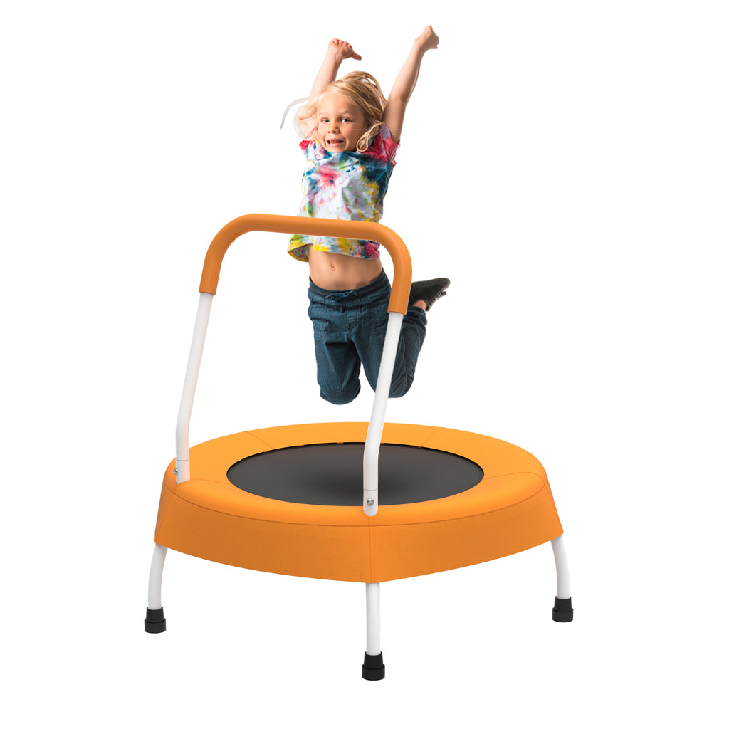 28 Inch Toddler Trampoline for Kids (1+ Years) with Handle  Indoor & Outdoor Use - Baby Dotz