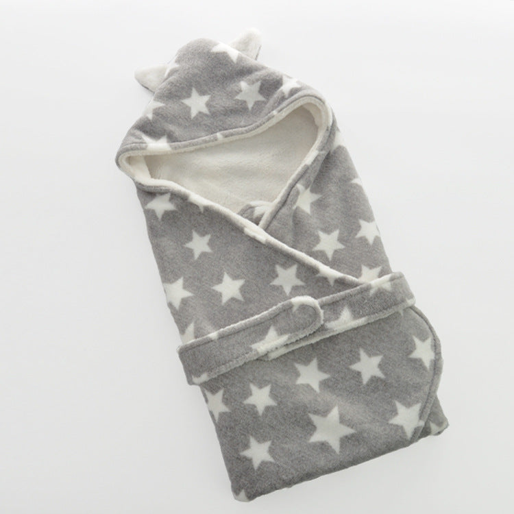 Printed Baby Swaddle Thickened Baby - Baby Dotz