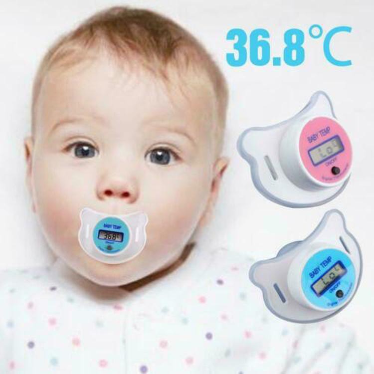 Baby Pacifier Digital Thermometer – Smart, Safe & Easy Temperature Check - Baby Dotz