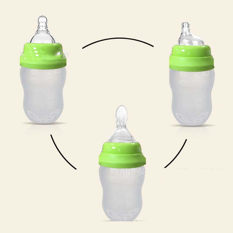 Wide-Neck Baby Feeding Bottle Starter Kit – Anti-Colic Sippy Set - Baby Dotz