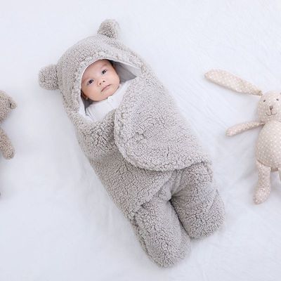 Baby Hold Newborn Thickened Out Wrap Swaddle Sleeping Bag - Baby Dotz