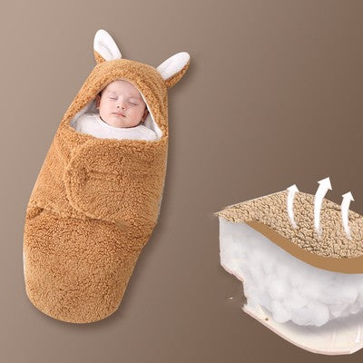 Baby Hold Newborn Thickened Out Wrap Swaddle Sleeping Bag - Baby Dotz
