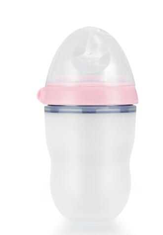 Kids Silicone Sippy Training Cup Feeding Bottle (Child Learning Cup) - Baby Dotz