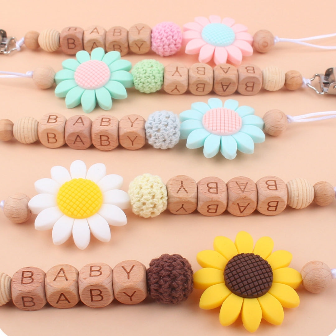 Baby Products Soothing Beech Pacifier Clip - Baby Dotz