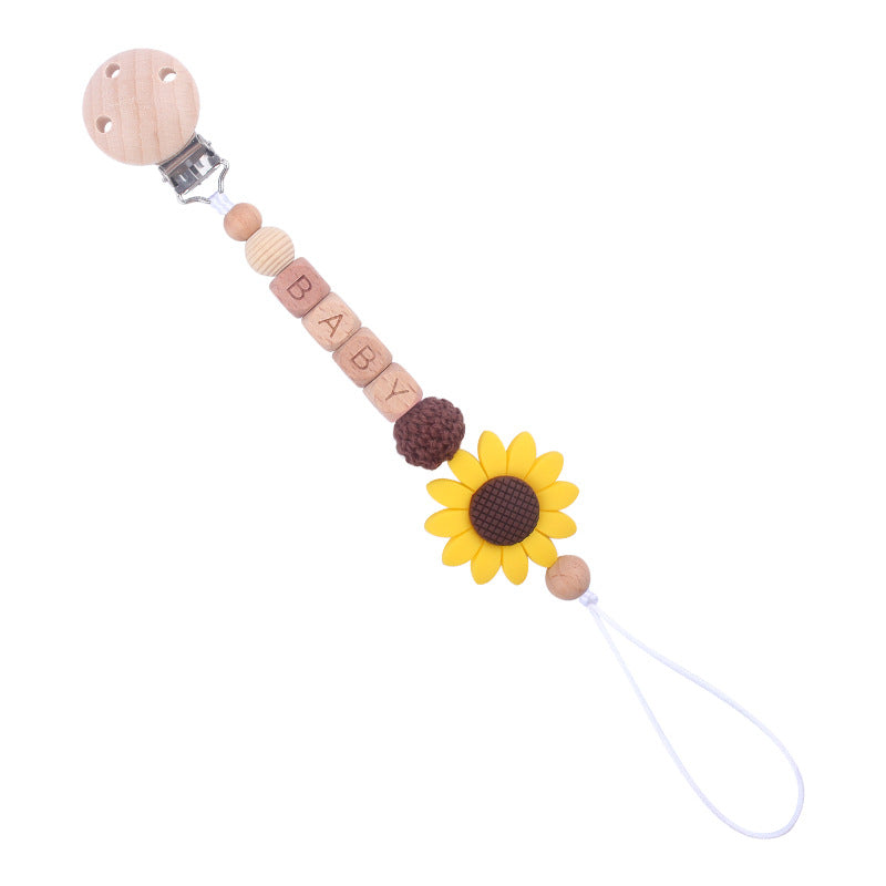 Baby Products Soothing Beech Pacifier Clip - Baby Dotz