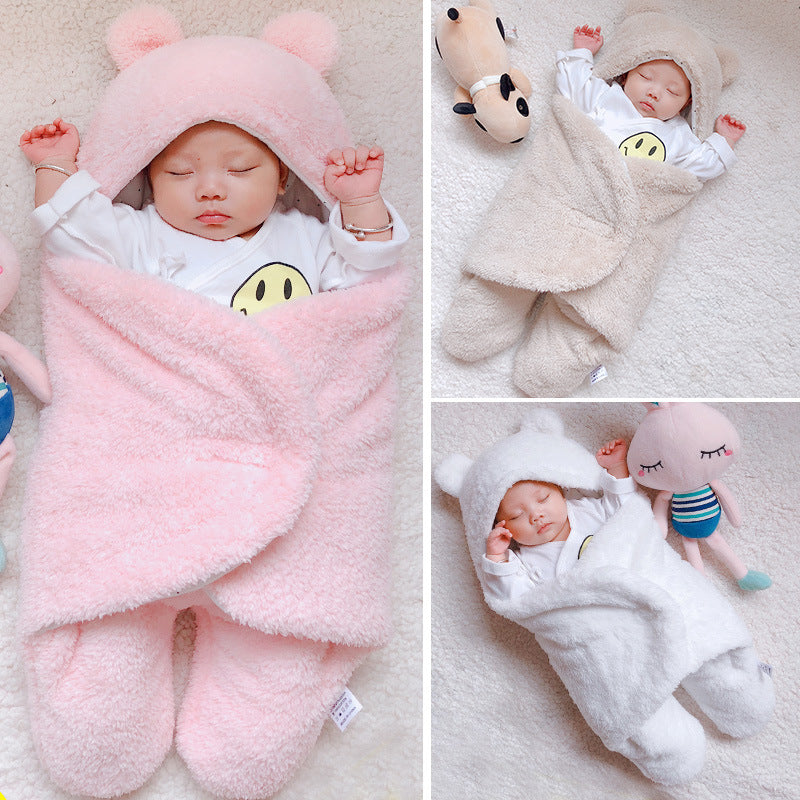 Newborn Baby Winter Sleeping Bag Envelope Swaddle Blanket - Baby Dotz