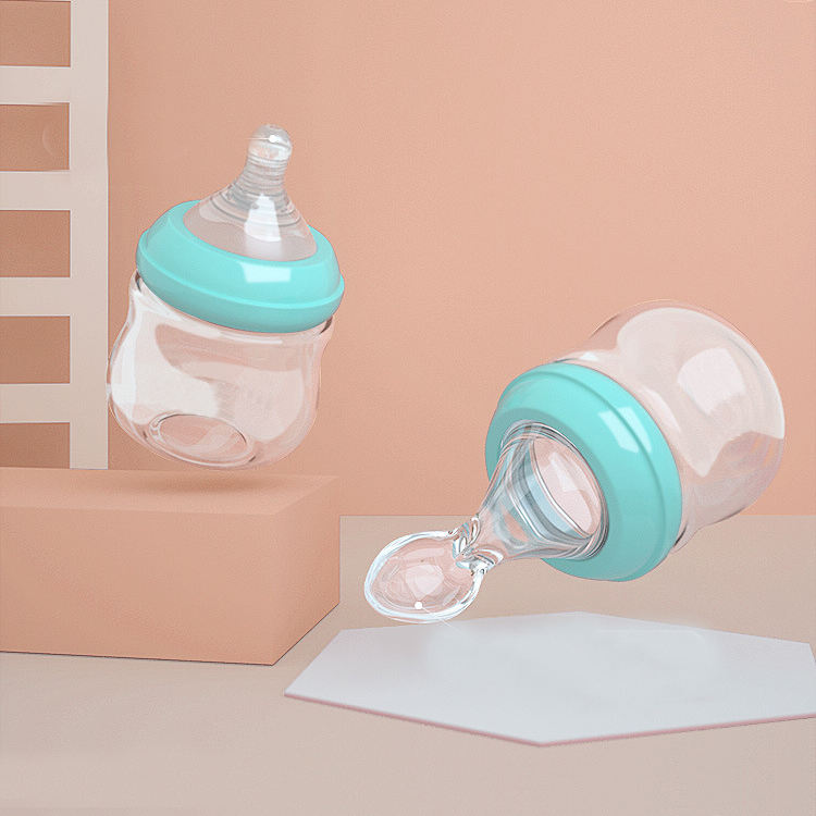 Baby Feeding Spoon Borosilicate Glass Bottle - Baby Dotz