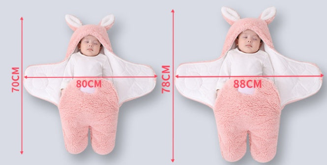 Baby Hold Newborn Thickened Out Wrap Swaddle Sleeping Bag - Baby Dotz