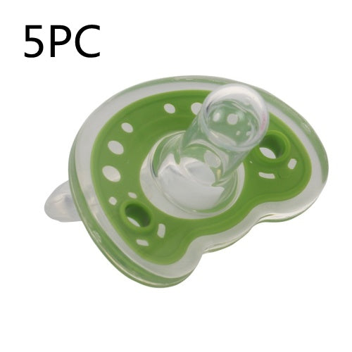 Baby Products Full Silica Gel Pacifier Two-color Liquid Silicone Sleep Comfort Baby Pacifier Baby - Baby Dotz