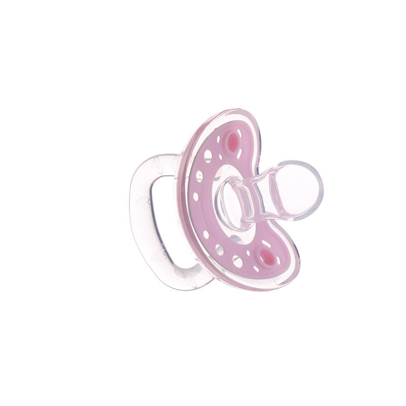 Baby Products Full Silica Gel Pacifier Two-color Liquid Silicone Sleep Comfort Baby Pacifier Baby - Baby Dotz