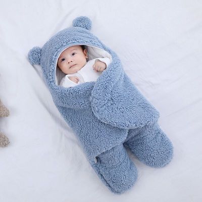 Baby Hold Newborn Thickened Out Wrap Swaddle Sleeping Bag - Baby Dotz
