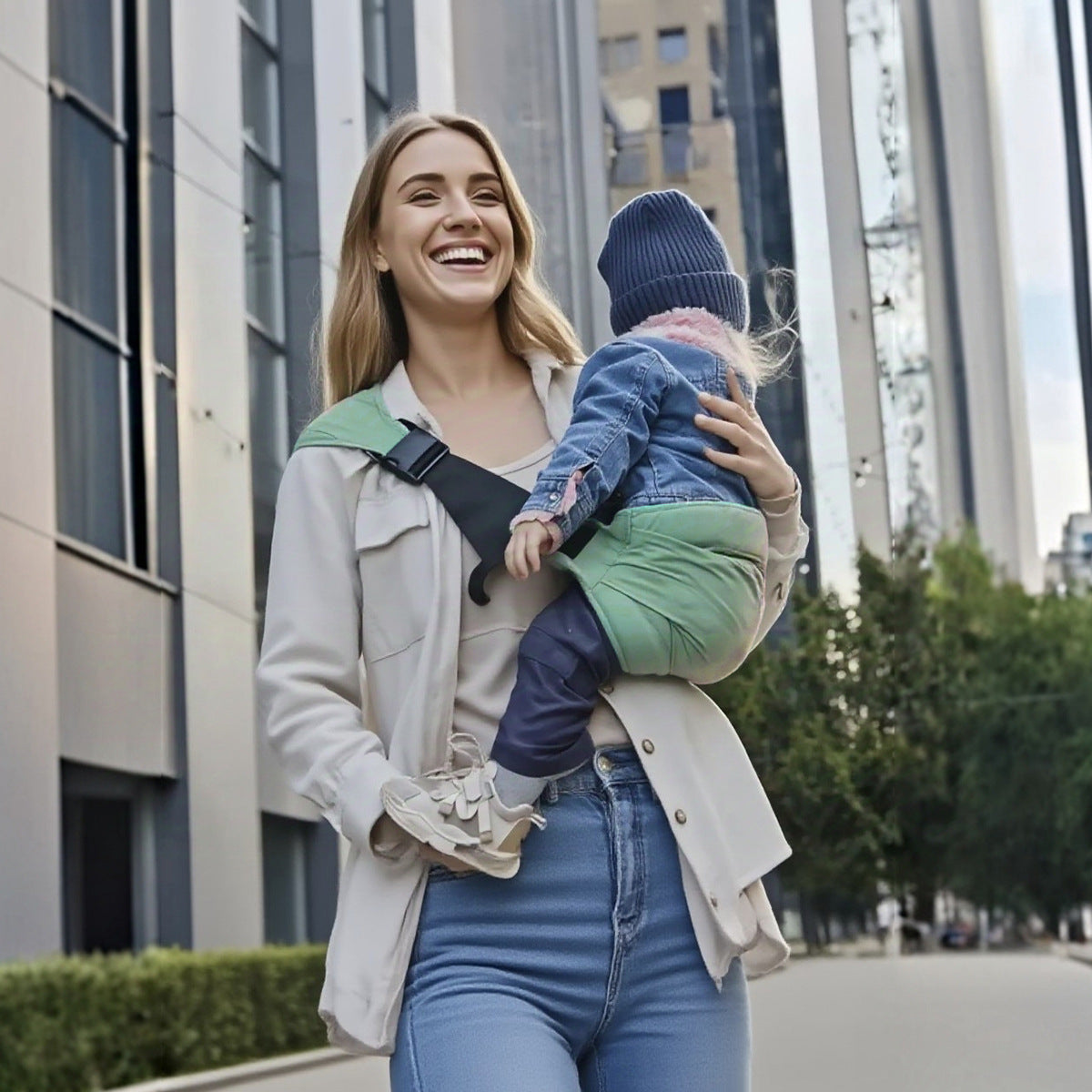 2-in-1 Nursing Pad & Baby Carrier Support (Soft & Breathable) - Baby Dotz