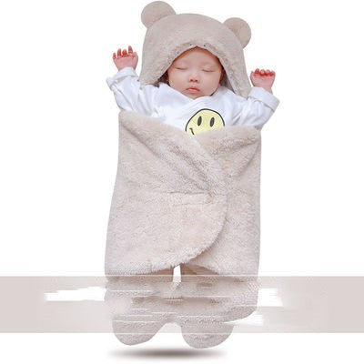 Baby Hold Newborn Thickened Out Wrap Swaddle Sleeping Bag - Baby Dotz
