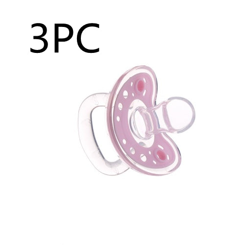 Baby Products Full Silica Gel Pacifier Two-color Liquid Silicone Sleep Comfort Baby Pacifier Baby - Baby Dotz