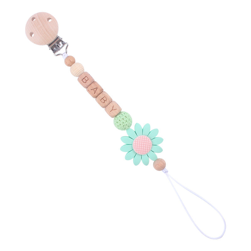 Baby Products Soothing Beech Pacifier Clip - Baby Dotz