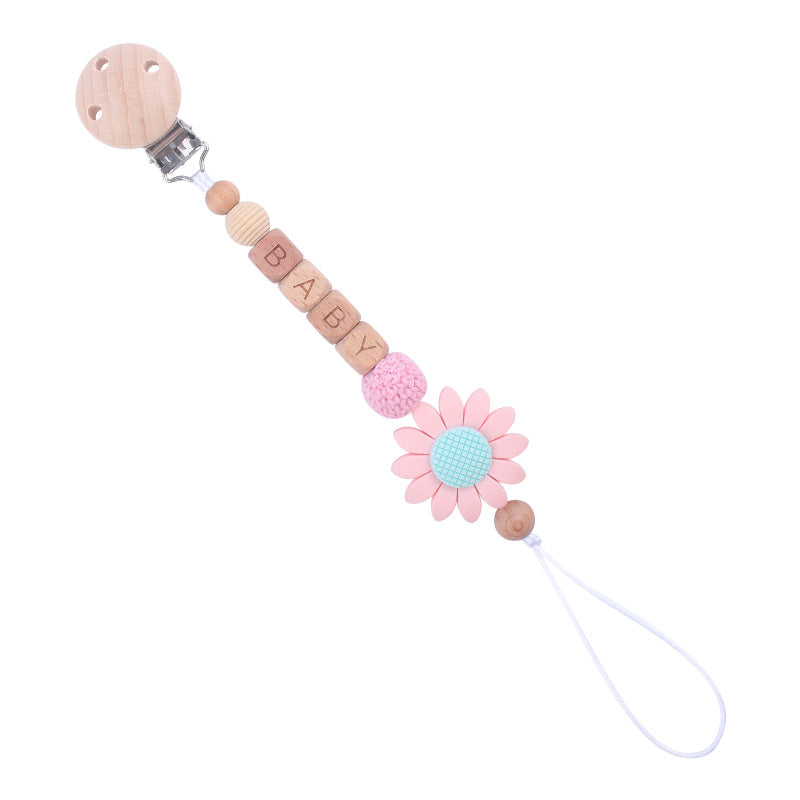Baby Products Soothing Beech Pacifier Clip - Baby Dotz