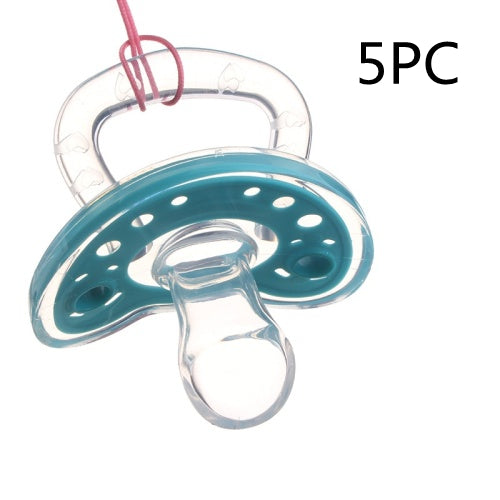 Baby Products Full Silica Gel Pacifier Two-color Liquid Silicone Sleep Comfort Baby Pacifier Baby - Baby Dotz
